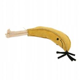 Barry King Zabawka, dla psa, banan, skórzany, 26cmx20mm