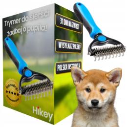 Trymer Szczotka Zgrzebło Do Kołtunów Usuwa Martwy Włos Psa Grzebień Hakowy