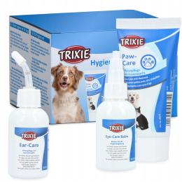 Płyn Czyszczenia Uszu Psa Krople Oczu Usuwania Zacieków Krem Łap 3x 50 ml