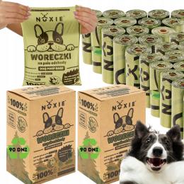 Woreczki Na Psie Odchody Biodegradowalne Worki na Kupy Psa zestaw 450 sztuk