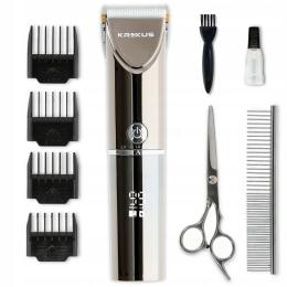 Maszynka Do Strzyżenia Psów Psa Kotów Zwierząt Krexus Zestaw Mocna Bateria
