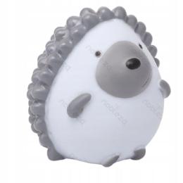 Zabawka gumowa dla psa szczeniąt piszcząca 8cm jeżyk zwierzątko jeż