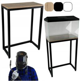 Stelaż pod akwarium Konsola 30x60x82cm szafka akwariowa Loft mocna metalowa