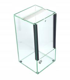 Terrarium Szklane 15x15x30 Gilotyna Dla Pająka Modliszki Patyczaka Ślimaka
