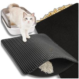 Wycieraczka dwuwarstwowa 50x40 mata dla kota pod kuwetę podkładka na żwirek