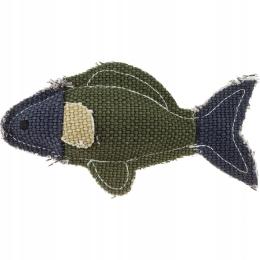 Zabawka dla psa jutowa piszcząca Rybka Fish 16cm
