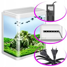Małe Akwarium Dla Dziecka Nowoczesne Zestaw 3L Led