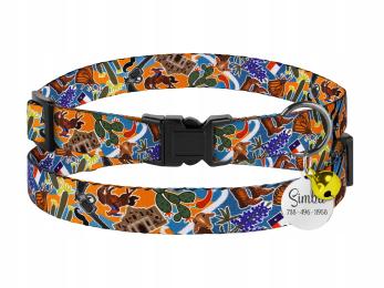 Obroża dla kota Texas z identyfikatorem