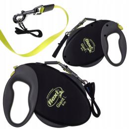 Automatyczna smycz dla Psa Mocna, Długa 8m dla dużego psa taśma. Owczarek