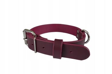 Obroża dla psa 100% skórzana gruba nie szyta! r. L 40-53cm Grawer 4