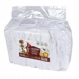 Barry King Pieluchy dla psów, M, obwód pasa 46-60 cm, 12 szt. 14037