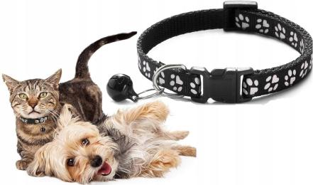 Obroża Dla Psa Kota Bezpieczna Z Dzwoneczkiem