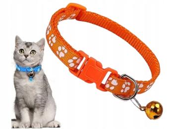 Obroża dla psa kota z dzwoneczkiem regulowana 33P