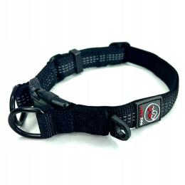 Obroża dla dużego psa czarna Rico 60CM Mocna XL