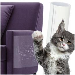 Duża Naklejka Folia Ochronna Na Meble Drzwi Kanapę Drapak Dla Kota 100x50cm