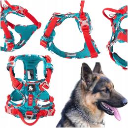 Szelki Dla Psa Odblaskowe Truelove Front Line Premium Tropical Turkusowe XL