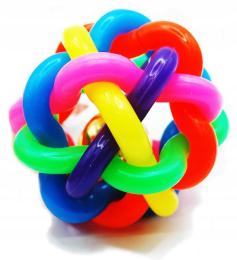 Zabawka Gumowa Dla Psa Gryzak Piłka Dzwonek 5,5 CM