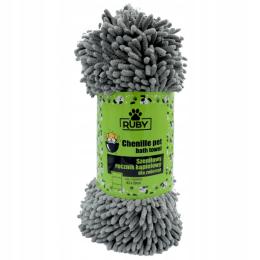 Ruby Chłonny Ręcznik dla psa i kota z Mikrofibry dla zwierząt 82 x 33 cm