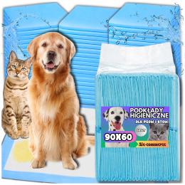 Podkłady Maty Higieniczne Dla Psa Chłonne Do Przewijania 60x90 50 Szt