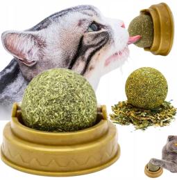 Kocimiętka w Kulce dla Kota Naturalny przysmak Zabawka zabawa i relaks U015