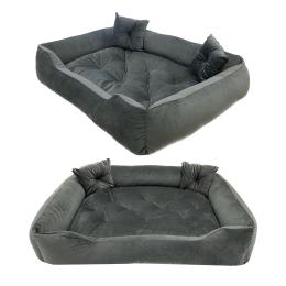 Legowisko dla psa kanapa kojec posłanie stylowe antypoślizgowy spód 90x75