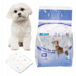 Pampersy dla psa Pieluchy dla suczki M 4-8 kg 26-46 cm 10 szt. Nobleza