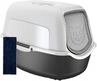 Rotho Zamknięta Duża Kuweta dla Kota XL Kuweta na żwirek dla kota z filtrem