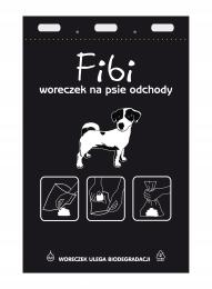 Woreczki worki na psie odchody kupy Fibi 2500szt.