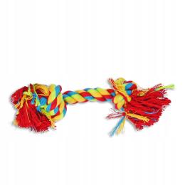 Chico Zabawka dla psa Sznur kolorowy 2 węzły 26cm