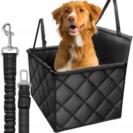 Fotelik Samochodowy dla Psa Mata do Samochodu Auta Transporter Na Siedzenie