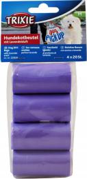 Trixie Woreczki na odchody kupy 4x20szt lawenda