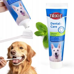 Pasta do Mycia Czyszczenia Zębów dla Psa Trixie Dental-Care Miętowa 100g