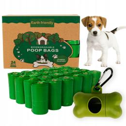 Woreczki Na Psie Odchody Biodegradowalne Worki na Kupy Bio Etui 360 sztuk