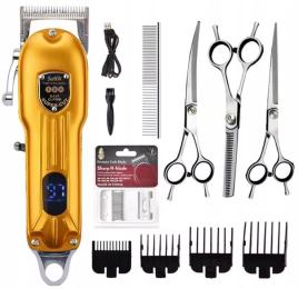Maszynka Do Strzyżenia Golenia Psów Kotów Trymer Zestaw Mocna Trymer Złota