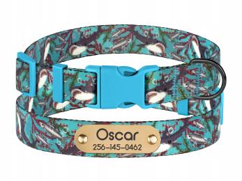 Obroża dla psa Shark z personalizacją, rozmiar XL