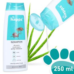 Szampon Pchły Kleszcze Psa Szczeniąt 250 ml Środek Pasożyty Psów Łagodny