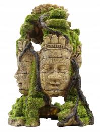 Ozdoba Dekoracja Do Terrarium Posąg Aztecki Głowa 18x15x25cm Reptile Nova