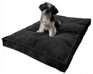 Legowisko Posłanie Poducha Miękkie Pluszowe 100x70cm Aso czarny