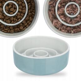 Miska Miseczka Ceramiczna Dla Psa Spowalniająca Jedzenie Trixie 0,45L/14cm
