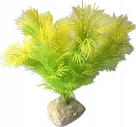 Roślina Do Akwarium Jasnozielona Sztuczna Ozdoba Dekoracja Terarium 15CM