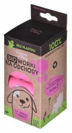 Worki na odchody dla psa biodegradowalne Starchbag BIOworki 8x15szt różowe