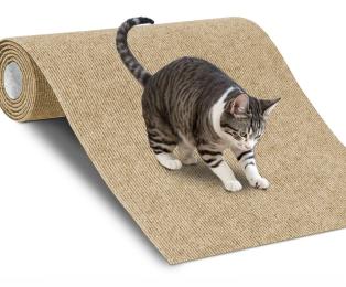 mata do drapania dla kota samoprzylepna 200x40 khaki