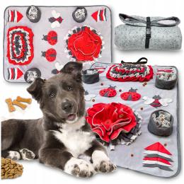 Duża Mata Węchowa Dla Psa Kota Edukacyjna Zabawka Przysmaki Smaczki 100 CM