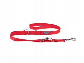 amiplay Smycz przepinana 6in1 Popular 100-200cm M Czerwona