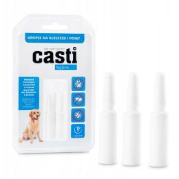 Krople dla psów dużych na kleszcze pchły 6ml Casti