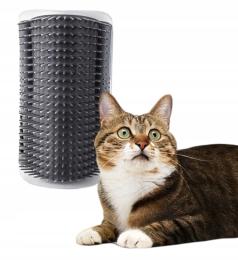 Szczotka Drapak Narożny Dla Kota Kotów Kotka Przyklejany Wyciągany Zestaw