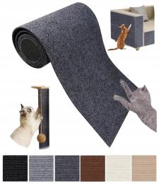 Samoprzylepna Mata do drapania dla kota ochrona na meble kanape 100x40szary