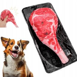 Zabawka Dla Psa Pies Piszczący Gryzak Bawełniany Stek Piszczałka