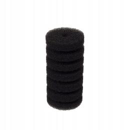 Gąbka czarna okrągła Happet U-jet 2 10x4,7 cm 40 ppi