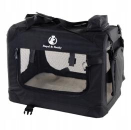 Transporter dla psa kota torba transportowa S 34 cm x 50 cm x 36 cm czarny